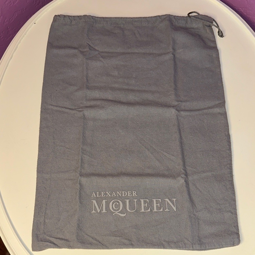 Alexander McQueen Charcoal Dust Bag